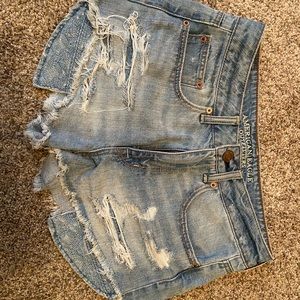 American eagle jean shorts
